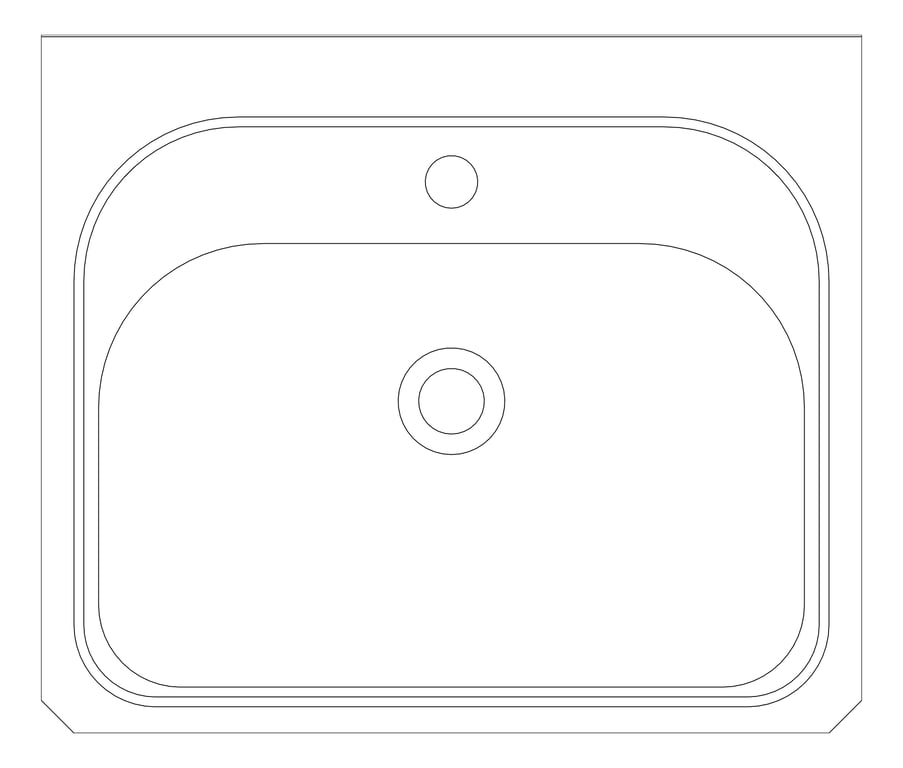 Plan Image of Basin WallHung Britex