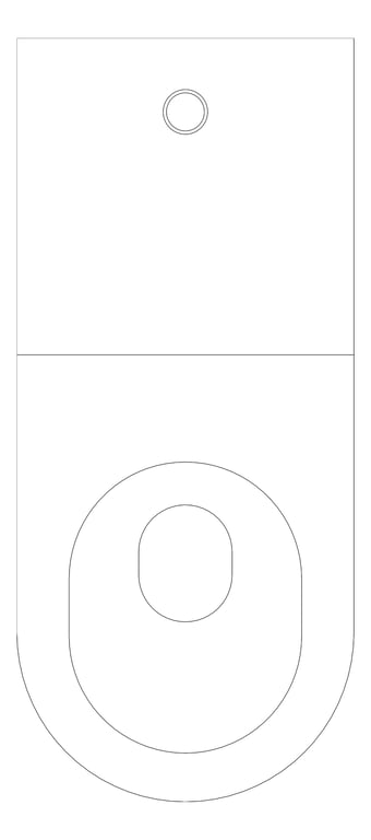 Plan Image of Toilet WallFaced Britex Security IntegratedBackrest