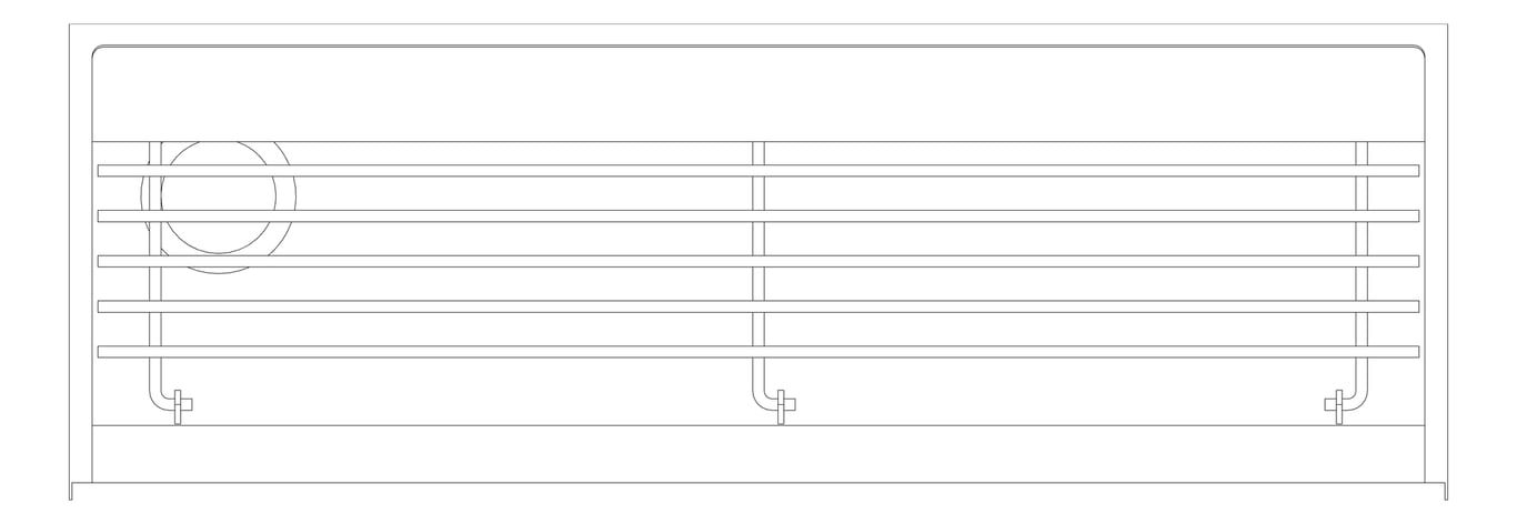 Plan Image of Trough FloorRecessed Britex Wudu FootWash