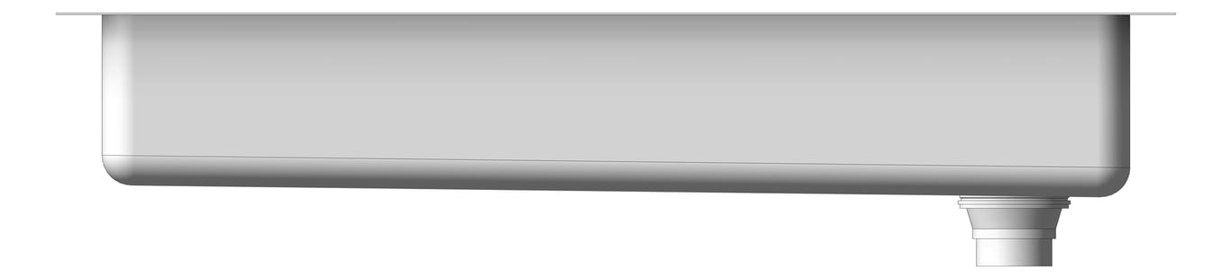 Front Image of Trough Inset Britex FlatRim