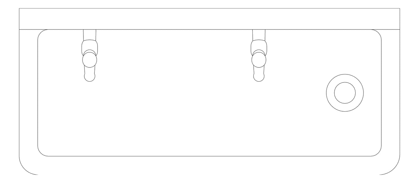 Plan Image of Trough WallHung Britex Drinking CamTap