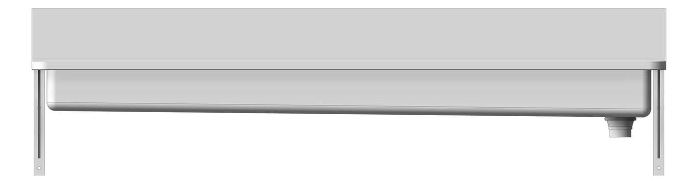 Front Image of Trough WallHung Britex