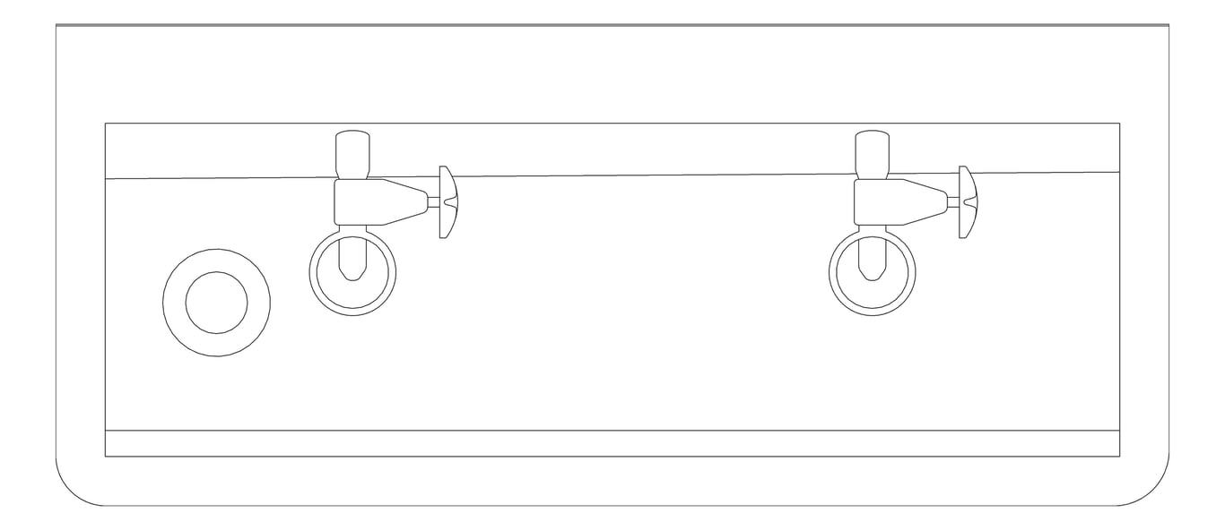 Plan Image of Trough WallHung Britex Wallsend Drinking CamTap