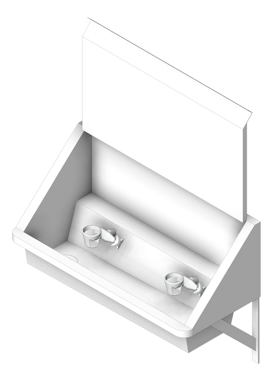 Trough WallHung Britex Wallsend Drinking Lockable CamTap