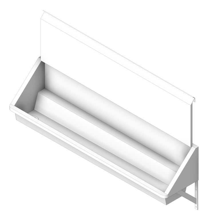 Trough WallHung Britex Wallsend Lockable