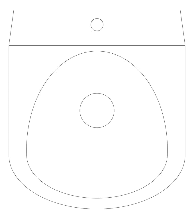 Plan Image of Urinal WallHung Britex