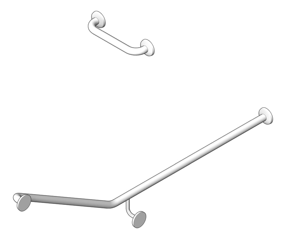 Navigate to GrabRailSet 30Deg Britex RearWallMount Left