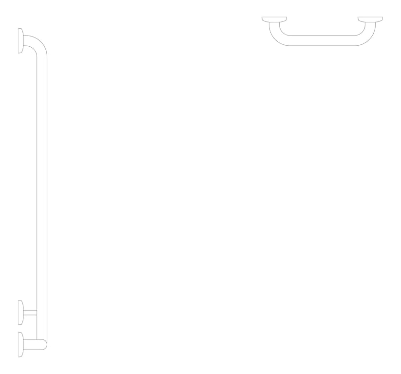 Plan Image of GrabRailSet 90Deg Britex SideWallMount Right