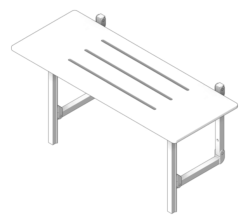 Image of ShowerSeat Folding Britex Accessible SupportLegs