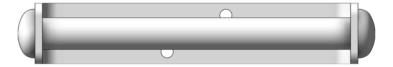 Front Image of ToiletRollHolder Single Britex VisibleFix