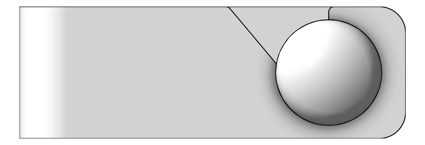 Left Image of ToiletRollHolder Single Britex VisibleFix