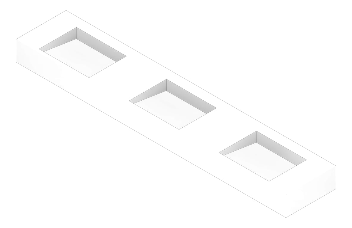 3D Documentation Image of Washplane WallHung CASF 521Series 3Person