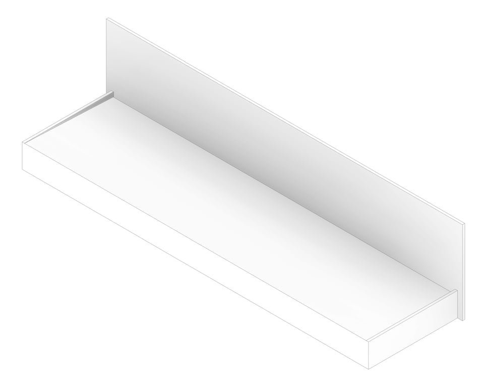 3D Documentation Image of Washplane WallHung CASF 622Series 2Person