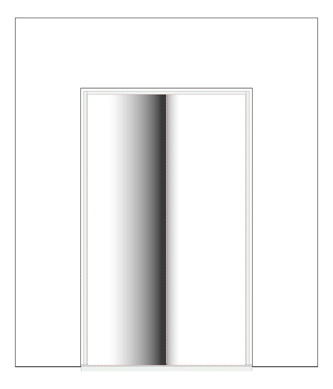 Front Image of Door Hinged Capral AGS 225 2P OpenOut