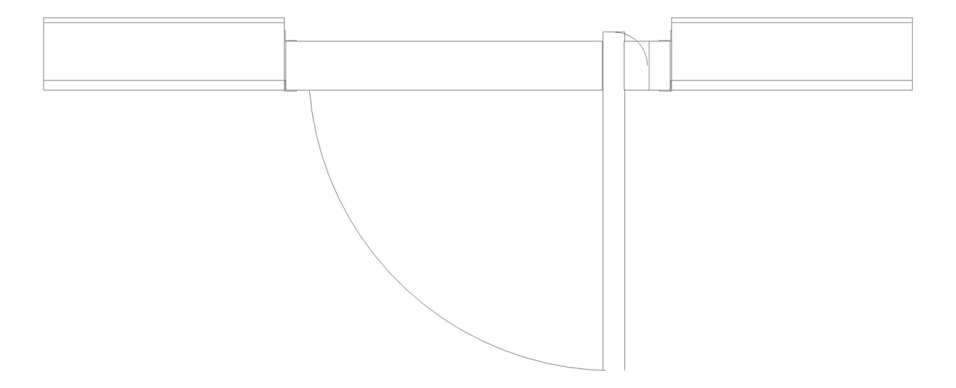 Plan Image of Door Pivot Capral AGS 225 1P