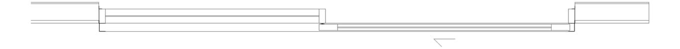 Plan Image of Door Sliding Capral AGS 225 1P RecessedTrack