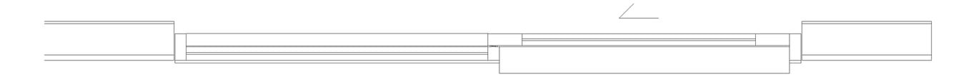 Plan Image of Door Sliding Capral AGS 225 1P TopHung SideLight