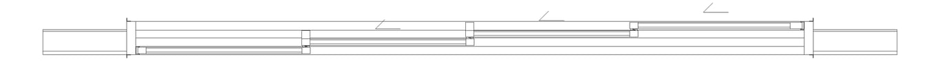 Plan Image of Door Sliding Capral AGS 900 4P XXXO