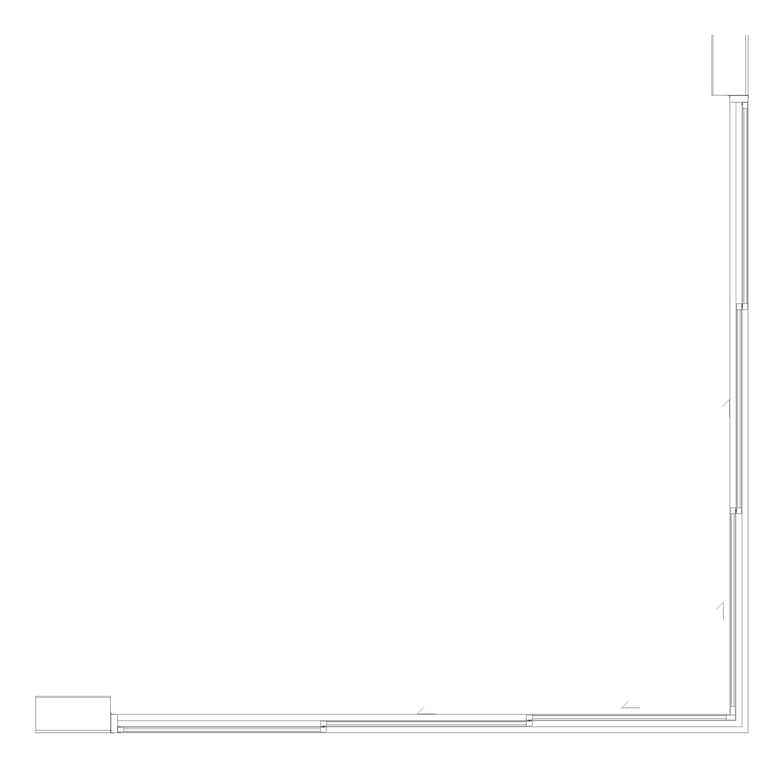 Plan Image of Door Sliding Capral AGS 900 CornerExt 6P