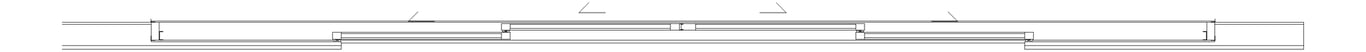 Plan Image of Door Sliding Capral AGS 900 Recessed 4P BiParting