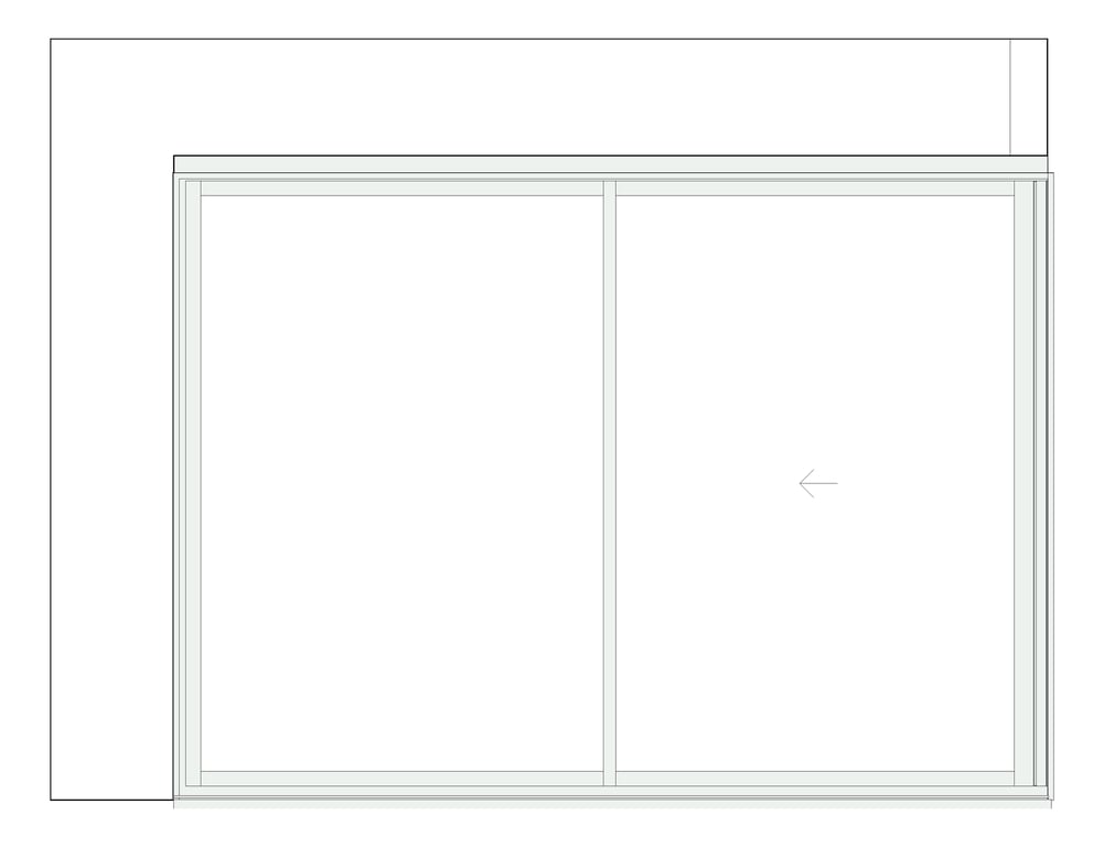 Front Image of Door Sliding Capral Artisan 994TH CornerExt 4P