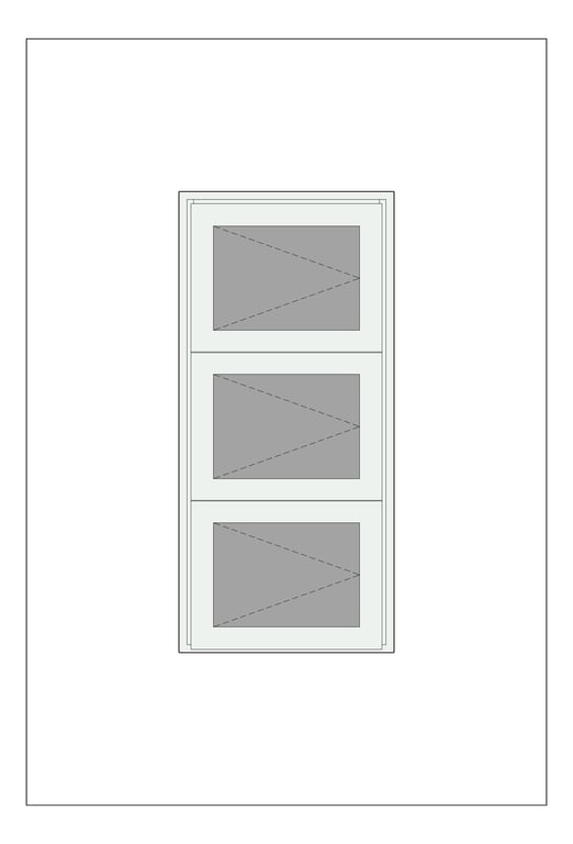 Front Image of Window Casement Capral Artisan 992 3V