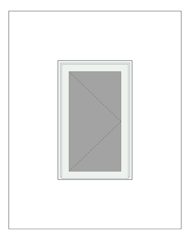 Front Image of Window Casement Capral Artisan 992
