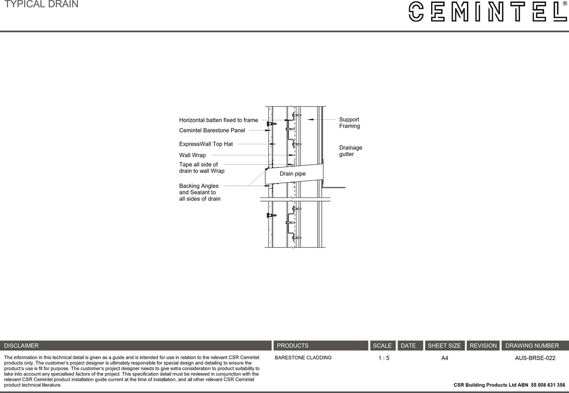  Image of AUS-BRSE-022 - TYPICAL DRAIN