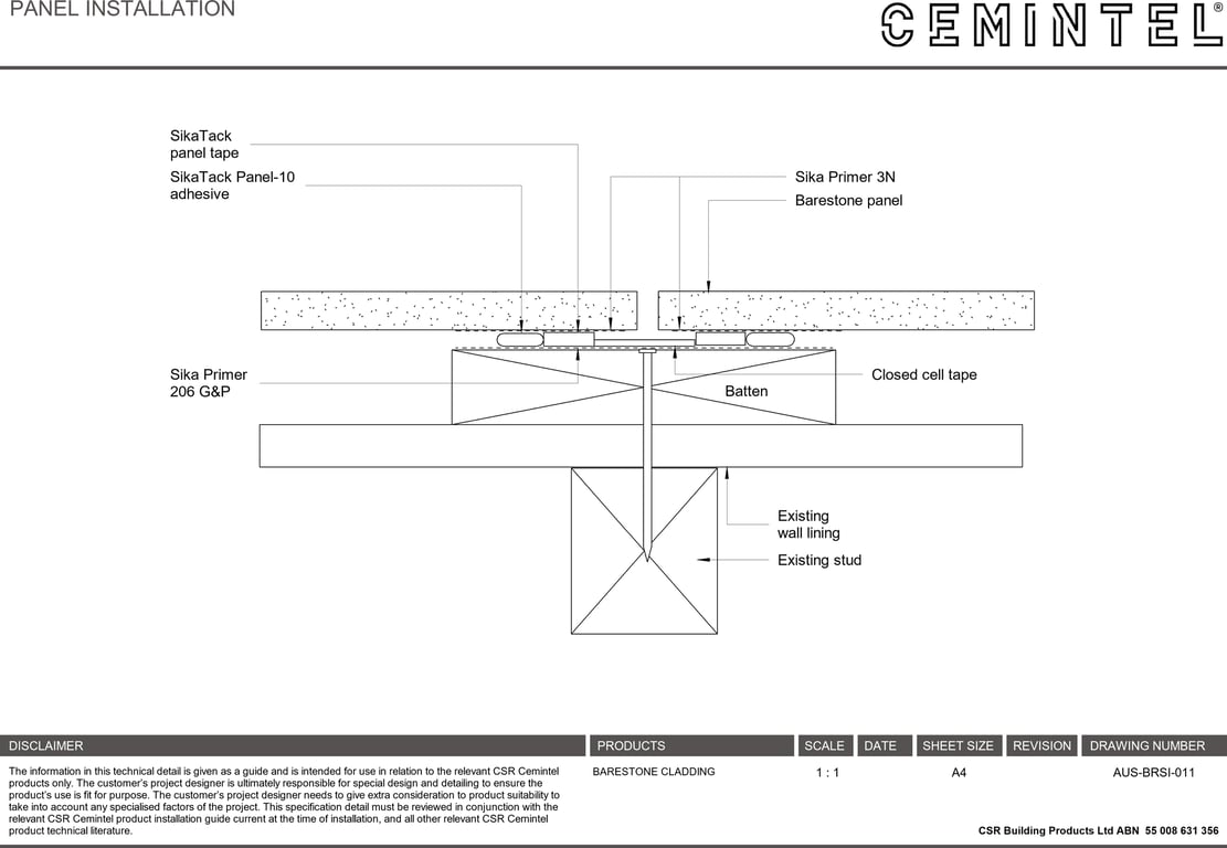 Navigate to AUS-BRSI-011 - PANEL INSTALLATION