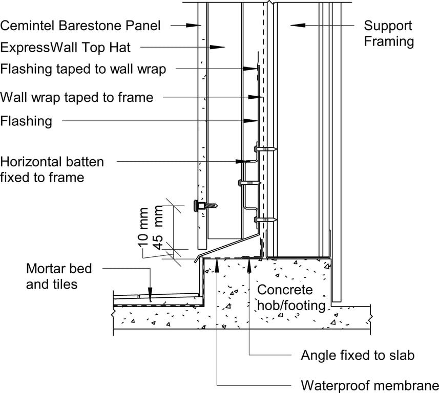 Navigate to Barestone External - Balcony Base