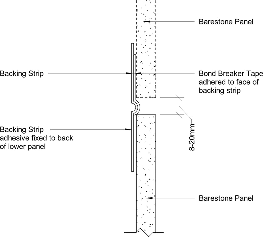  Image of Barestone External - Horizontal Joint Sealed Side 1