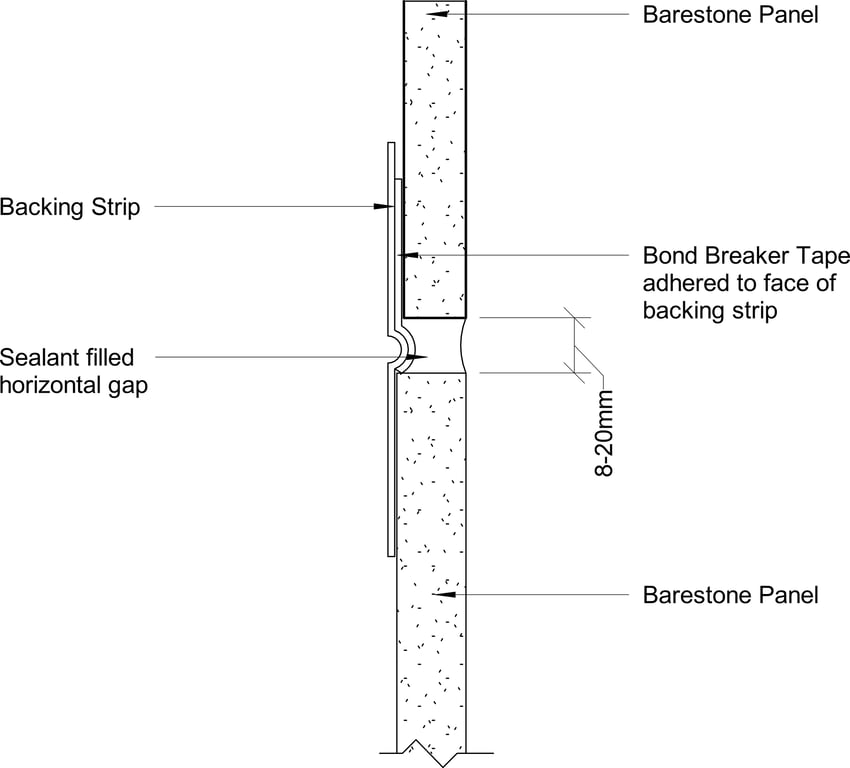 Navigate to Barestone External - Horizontal Joint Sealed Side 2
