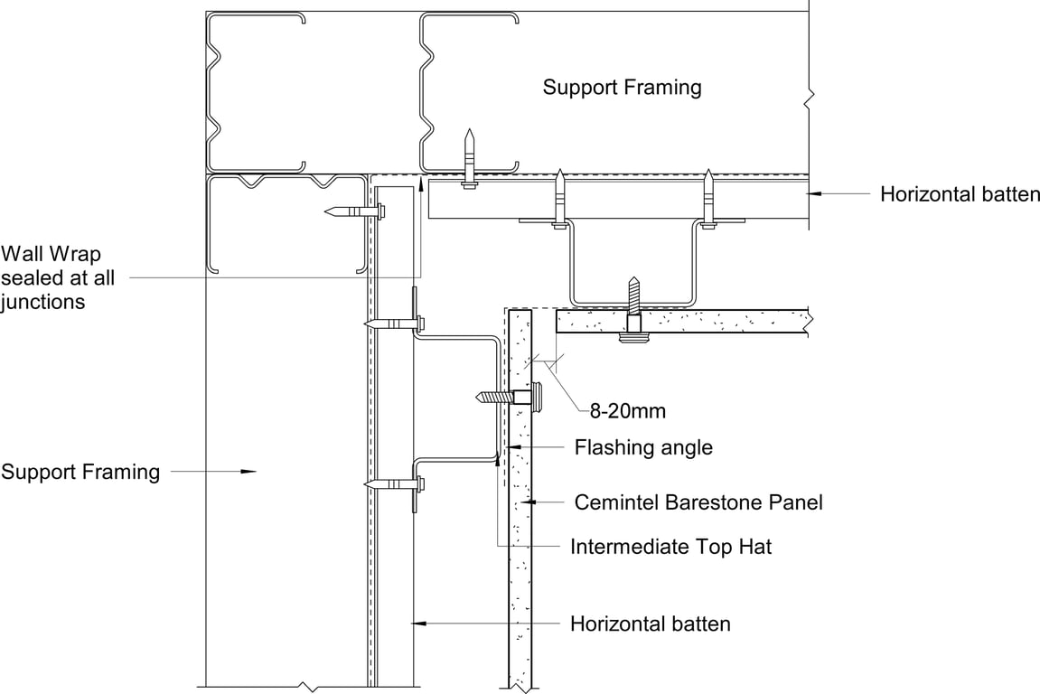Navigate to Barestone External - Internal Corner Detail