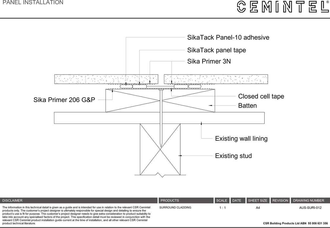 Navigate to AUS-SURI-012 - PANEL INSTALLATION