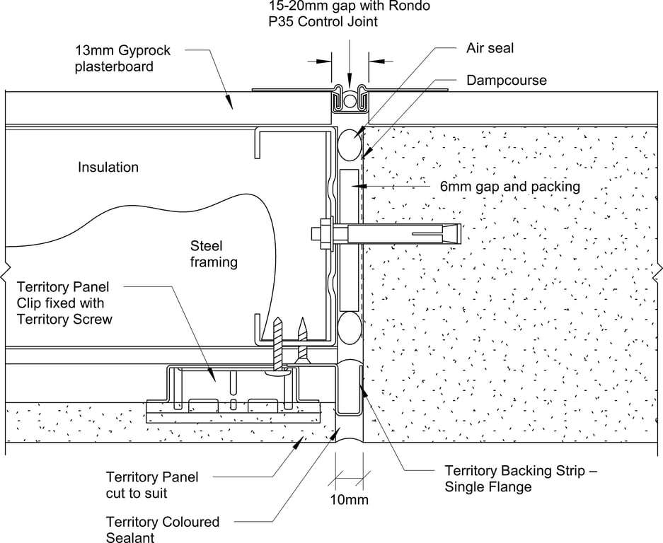 Navigate to Territory Horizontal - Junction with Masonry