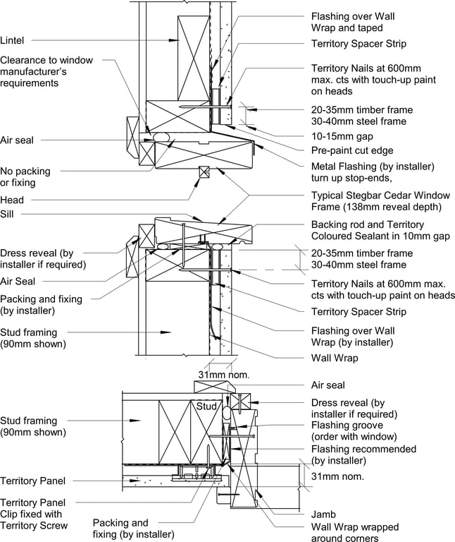 Navigate to Territory Horizontal - Typical Stegbar Window