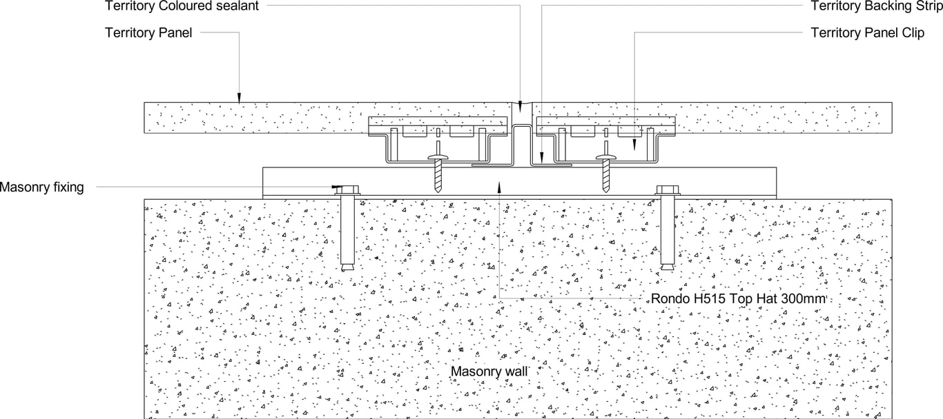 Navigate to Territory Horizontal - Vertical Panel Joint (Option 1)