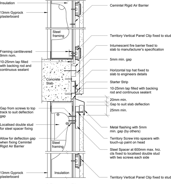 Navigate to Territory Vertical - Edge Beam Detail