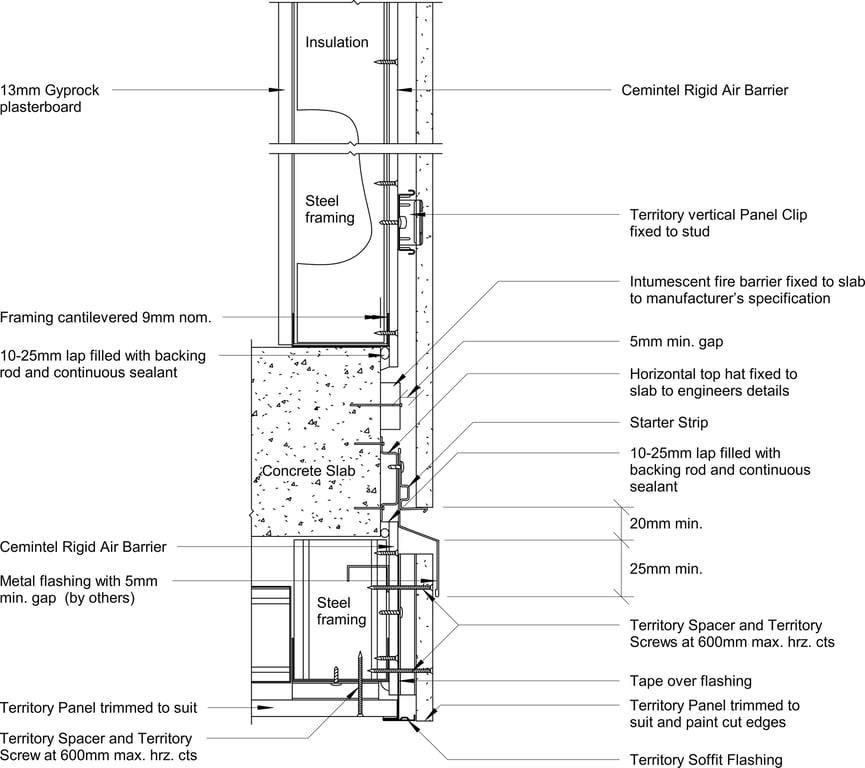 Navigate to Territory Vertical - Interstorey Junction with Territory Ceiling