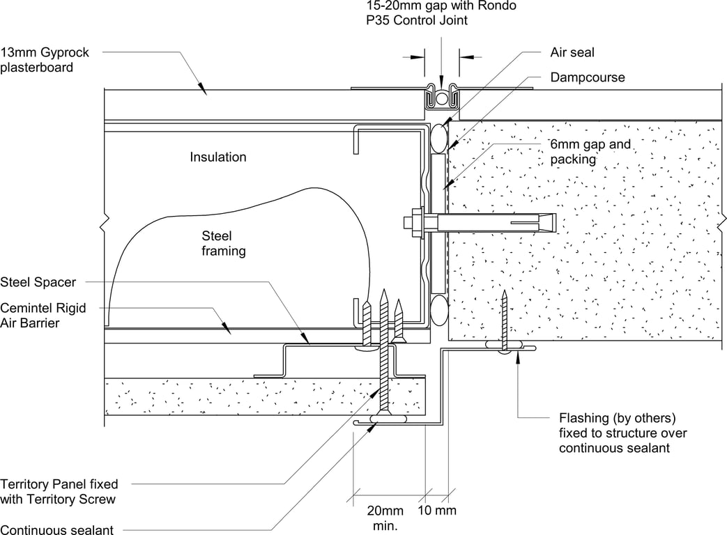  Image of Territory Vertical - Junction with Masonry