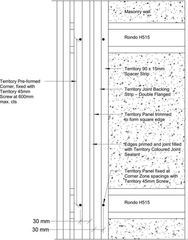 Navigate to Territory Vertical - Vertical Panel Joint (Option 1)