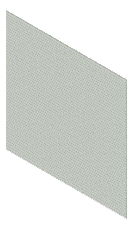 3D Presentation Image of Cladding Board Cemintel Territory Horizontal RidgeWhite Material