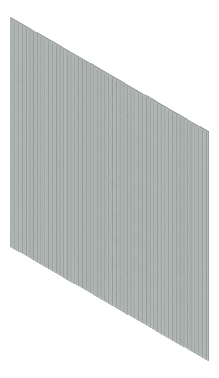 3D Presentation Image of Cladding Board Cemintel Territory Vertical RidgeWhite Material
