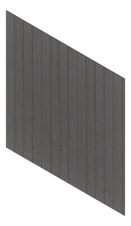 3D Presentation Image of Cladding Board Cemintel Territory Vertical WoodlandsEbony Material