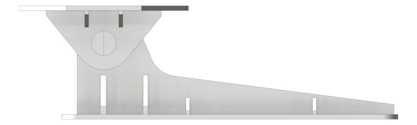 Front Image of Multi Angle Bracket - Quadshore Q150 - Coates 
