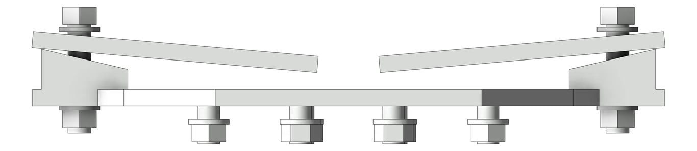 Front Image of Needle Beam Fixing Clamp - Quadshore Q50 - Coates 
