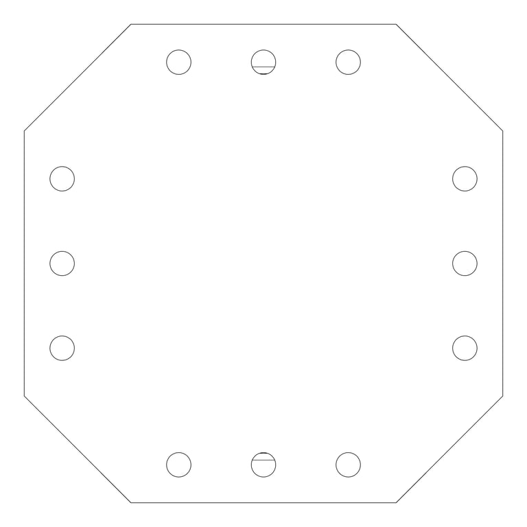 Plan Image of Raking Bracket  - Quadshore Q150 - Coates 
