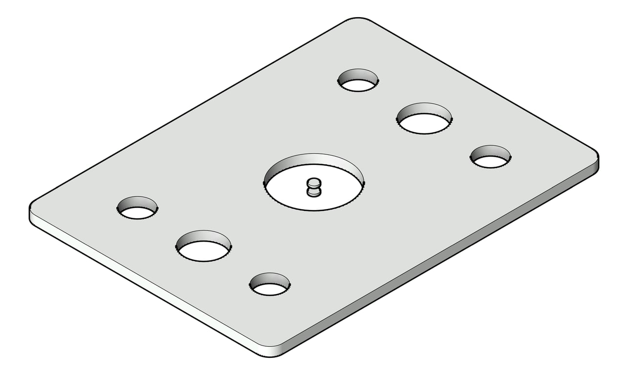 Image of Packing Plate - Universal Prop System SYS15 - Coates 
