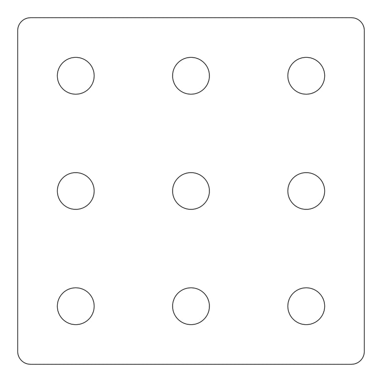 Plan Image of Packing Plate - Universal Prop System SYS30 - Coates 
