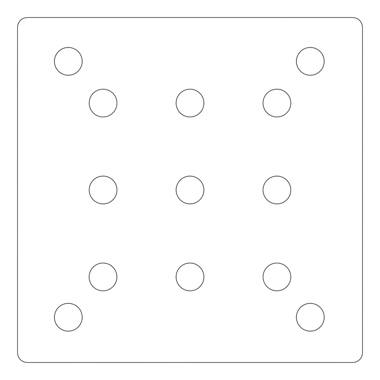 Plan Image of Packing Plate - Universal Prop System SYS60 - Coates 
